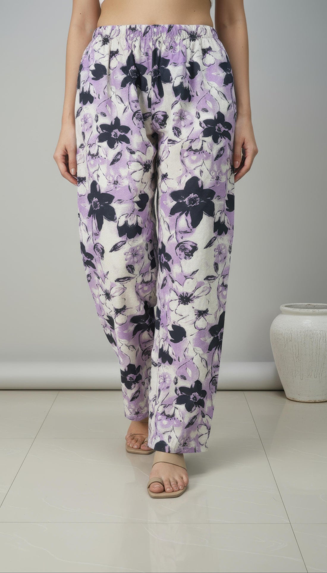 Lavender Cotton Flex A-Line Co-Ord Set