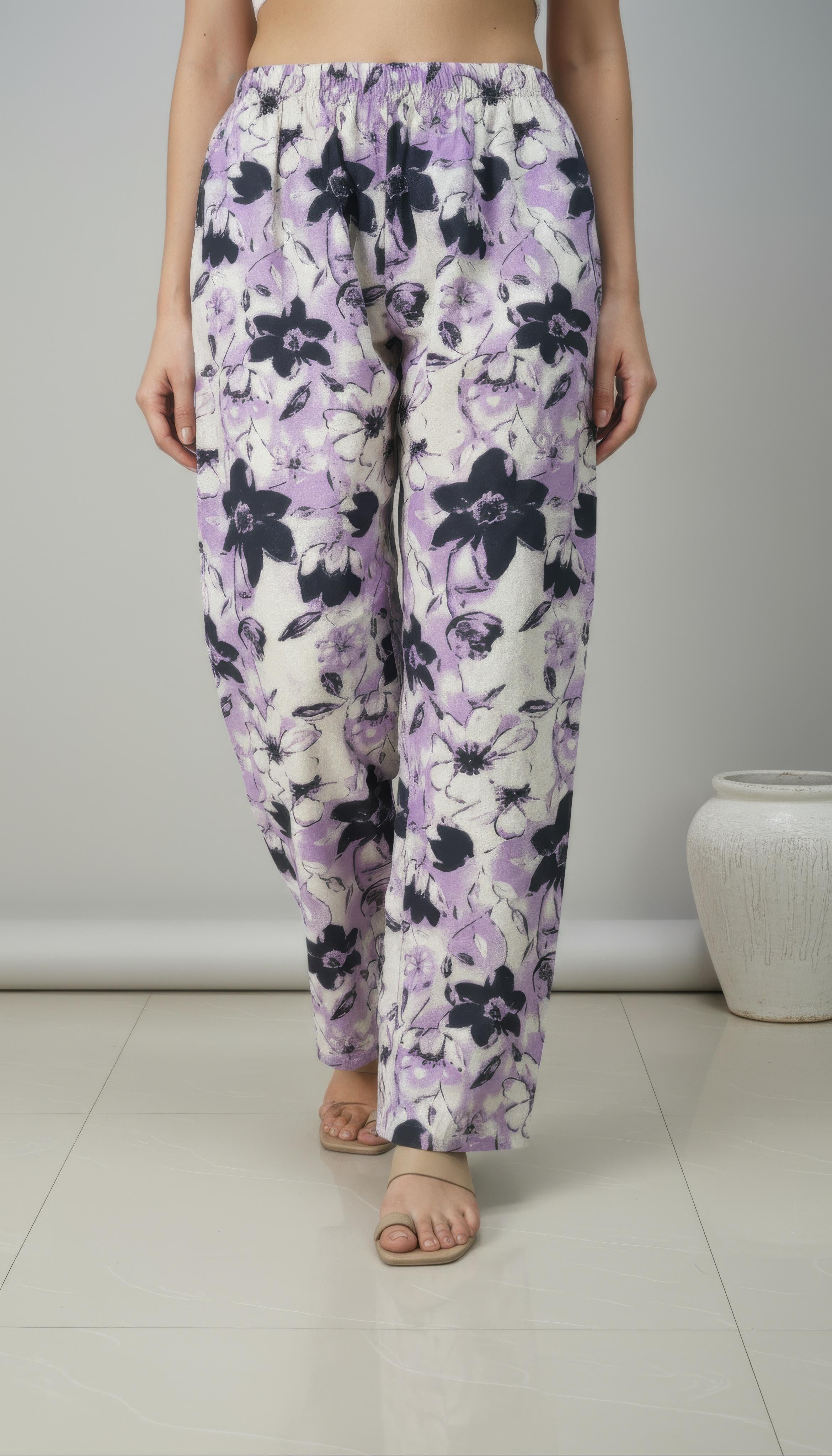 Lavender Cotton Flex A-Line Co-Ord Set