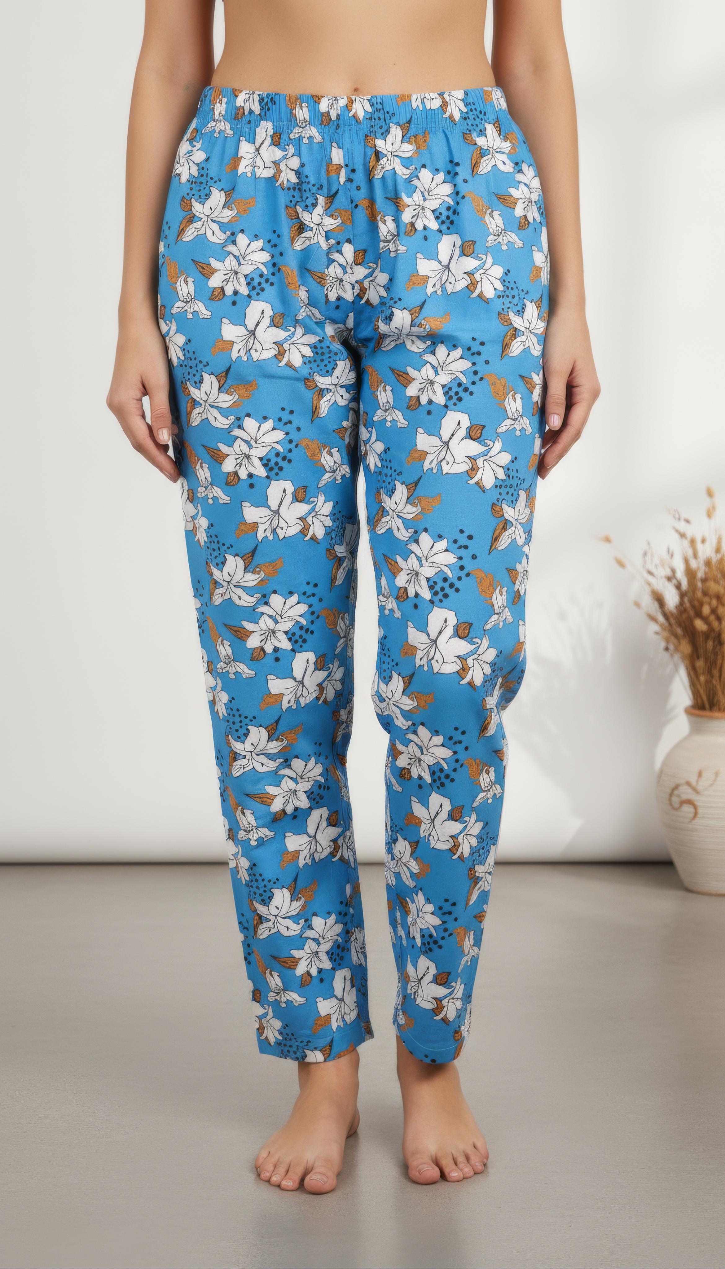 Sky Blue Cotton Flex A-Line Co-Ord Set