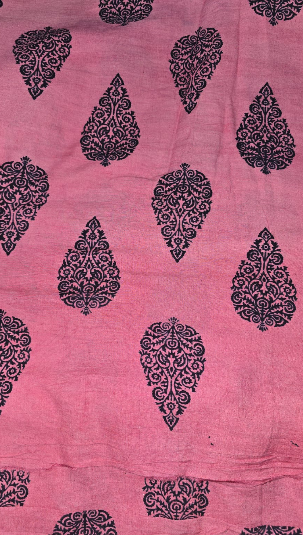 Dusted Pink Bagru Handblock Side Slit Kurta -  Customization