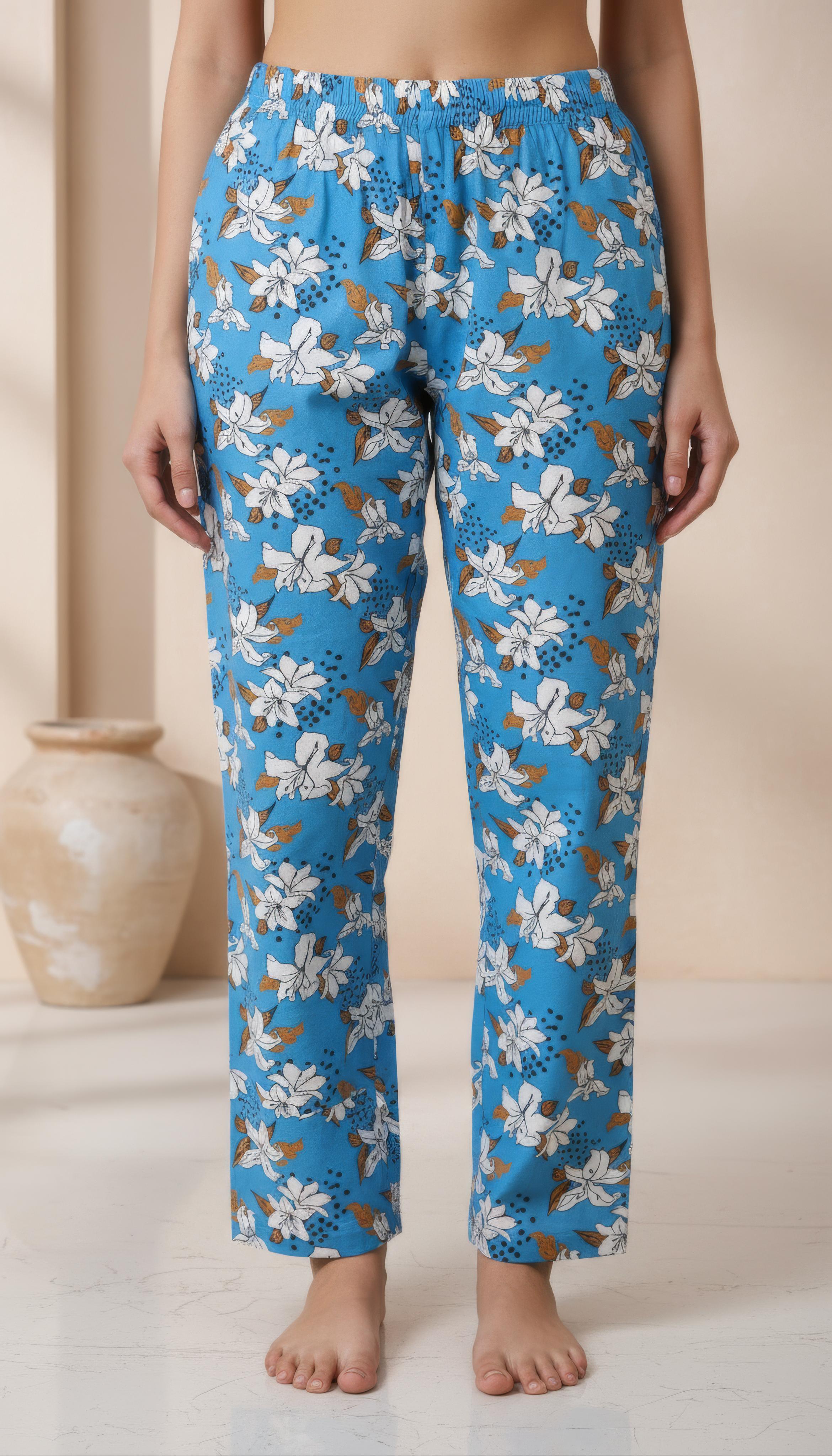 Blue Cotton Flex Aline Co-Ord Set for Women | Office & Daily Wear