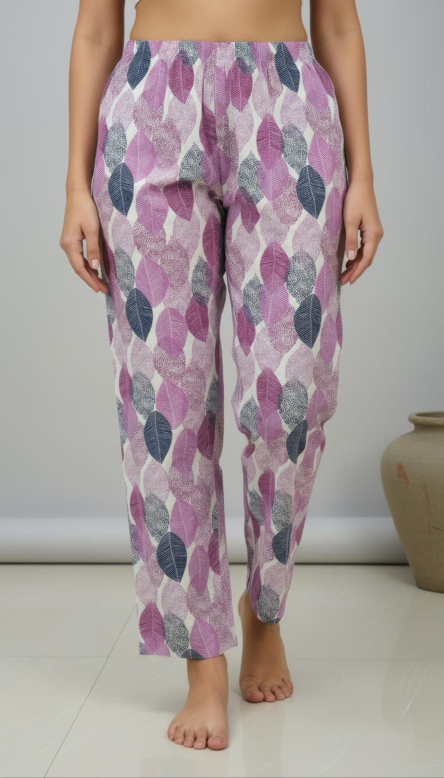 Lavender Cotton Flex Mini Palazzo