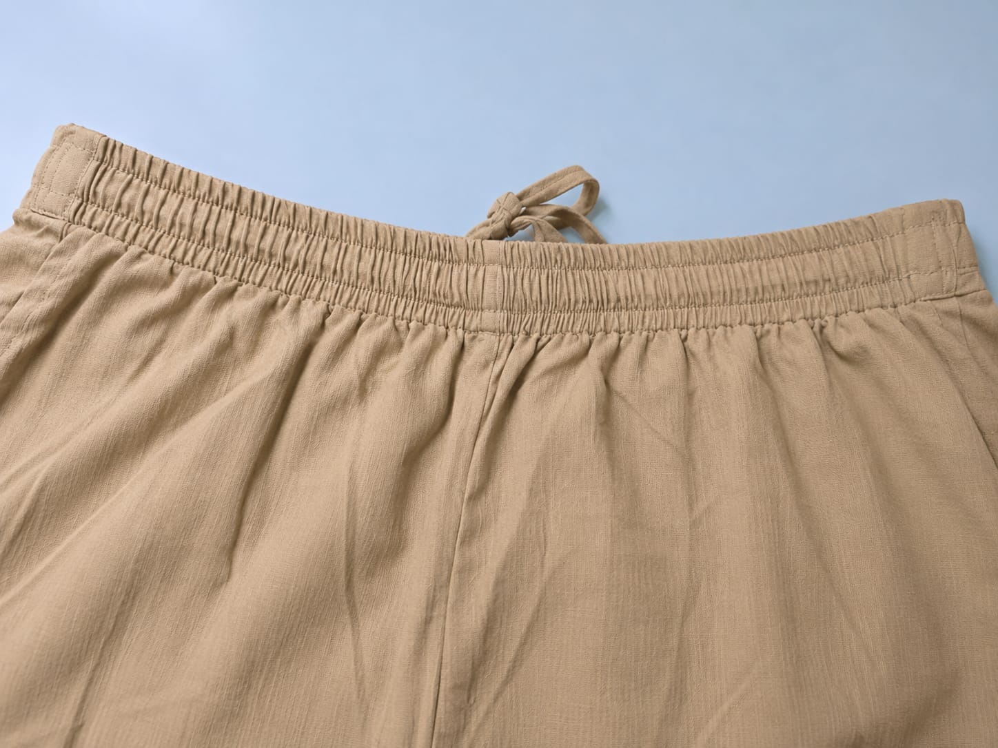 Beige Cotton Flex Kurta Pant