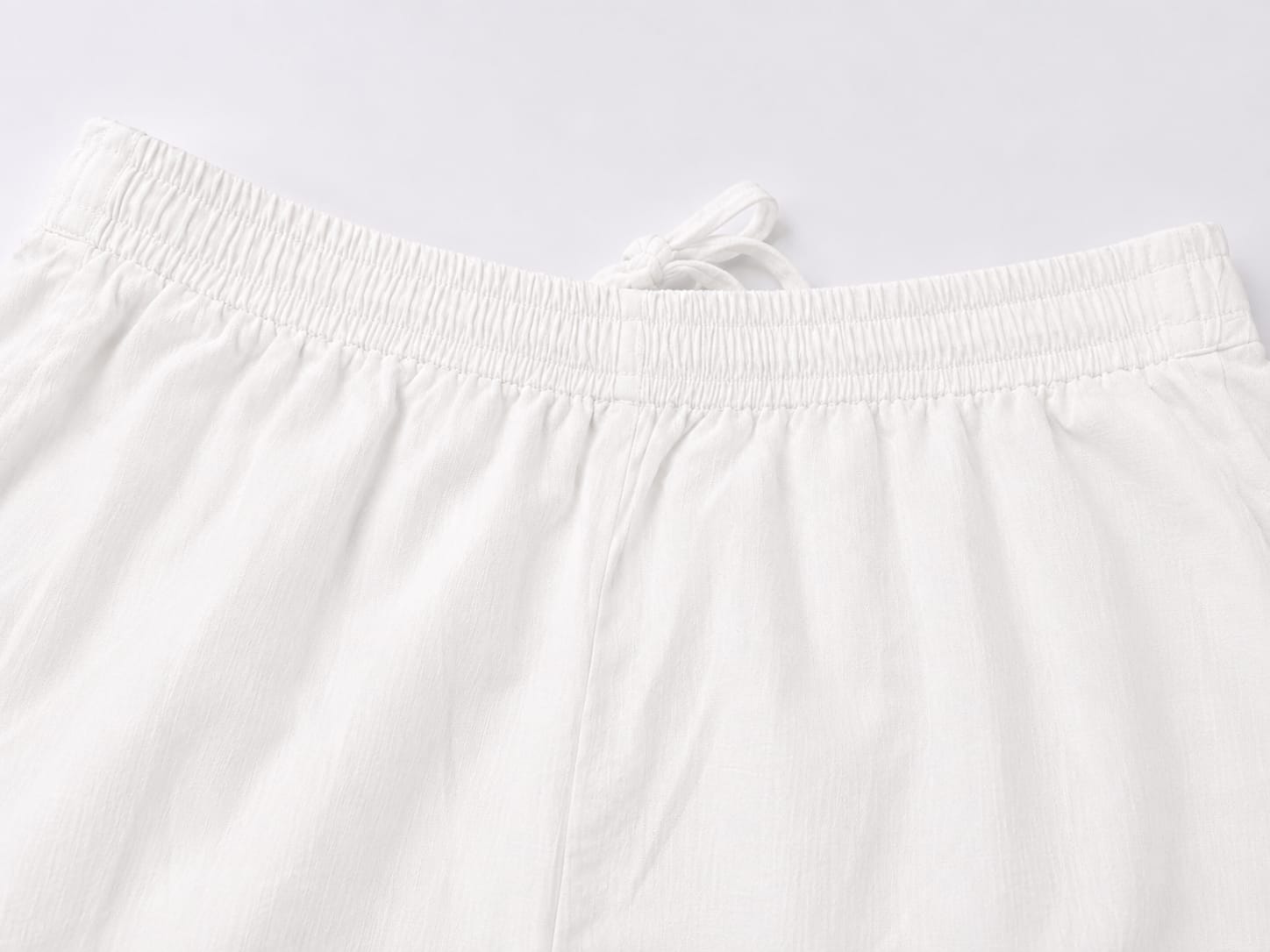 White Cotton Flex Kurta Pant