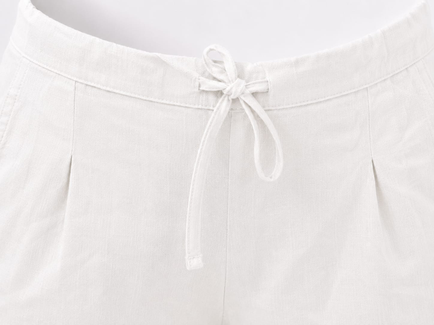 White Cotton Flex Kurta Pant