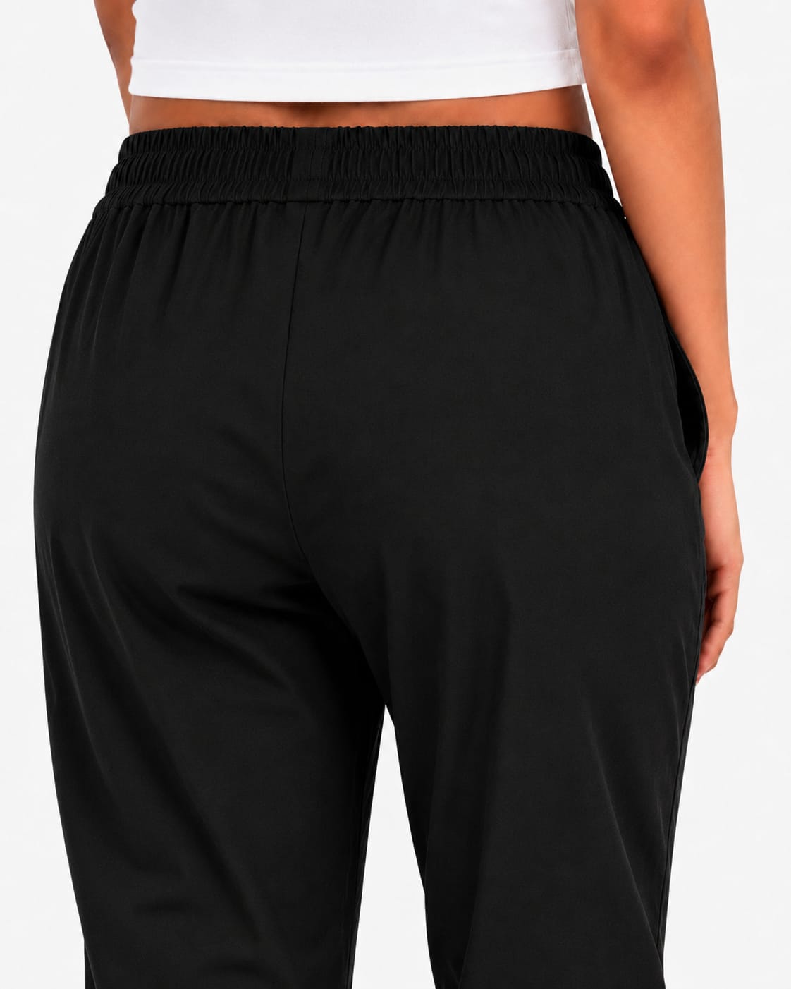 Black Cotton Flex Kurta Pant