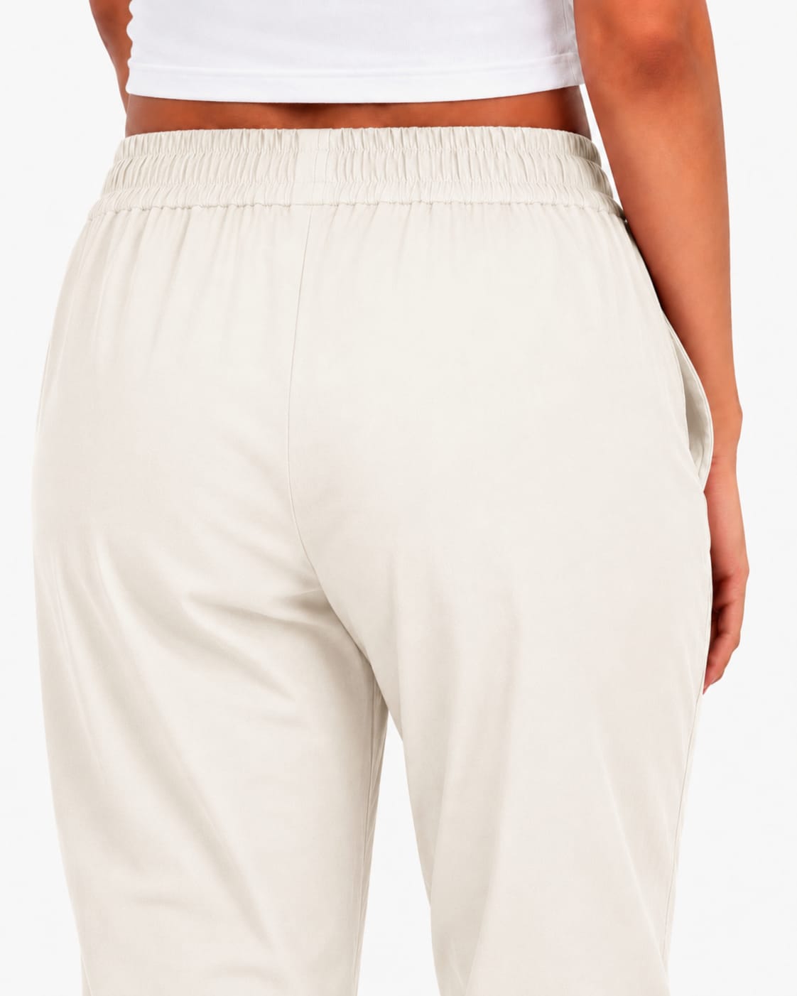 Half White Cotton Flex Kurta Pant