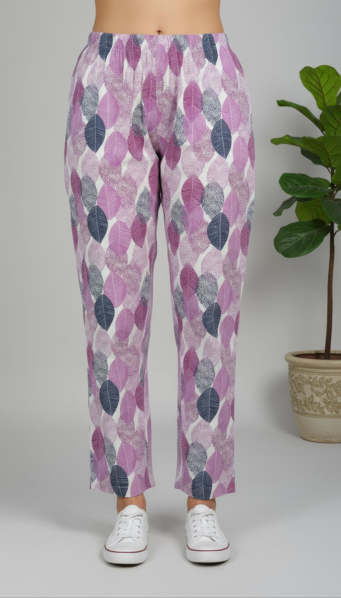 Purple Cotton Flex Aline Co-Ord Set for Women | Office & Daily Wear