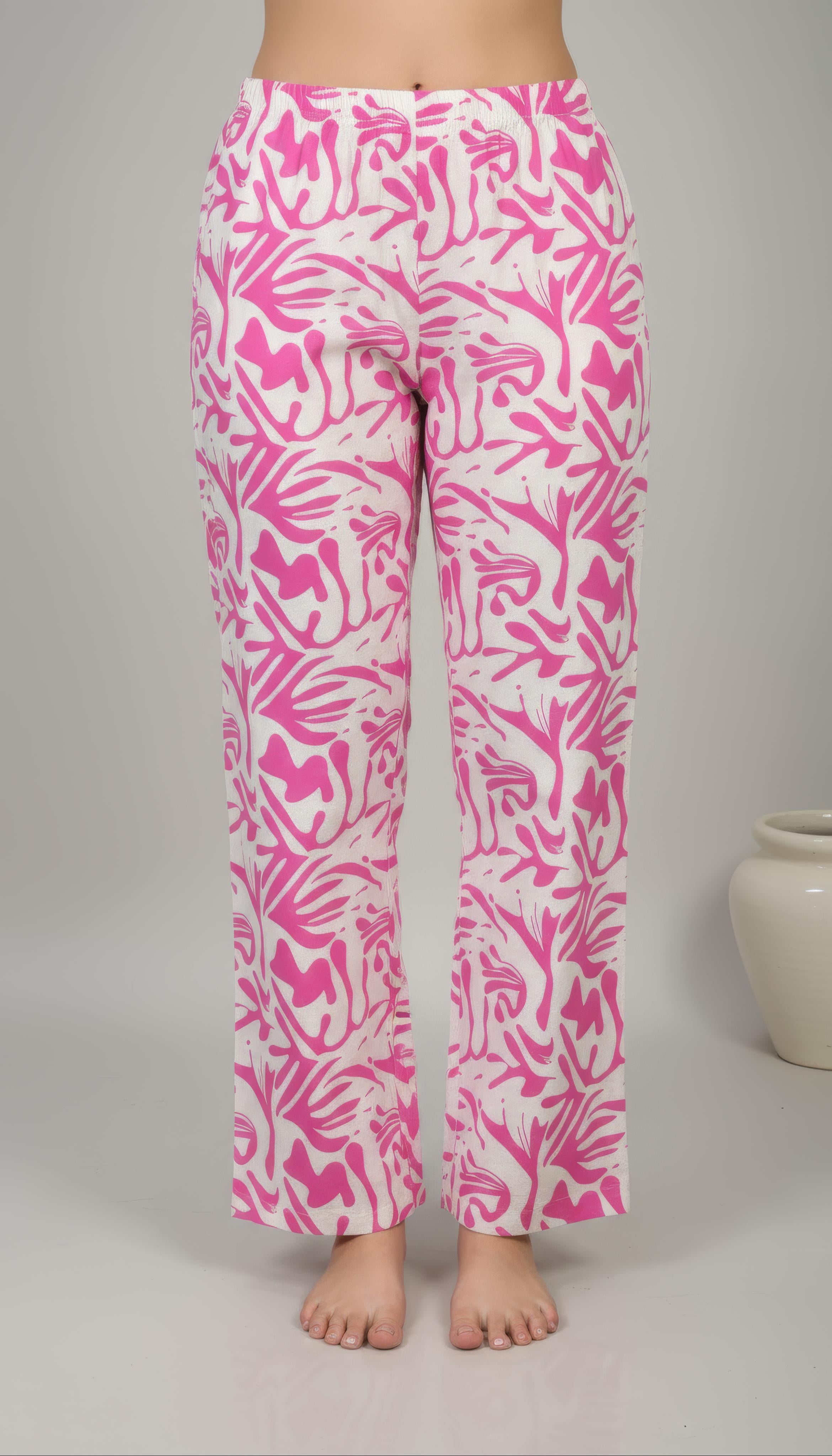 Pink Cotton Flex Aline Co-Ord Set for Women | Office & Daily Wear