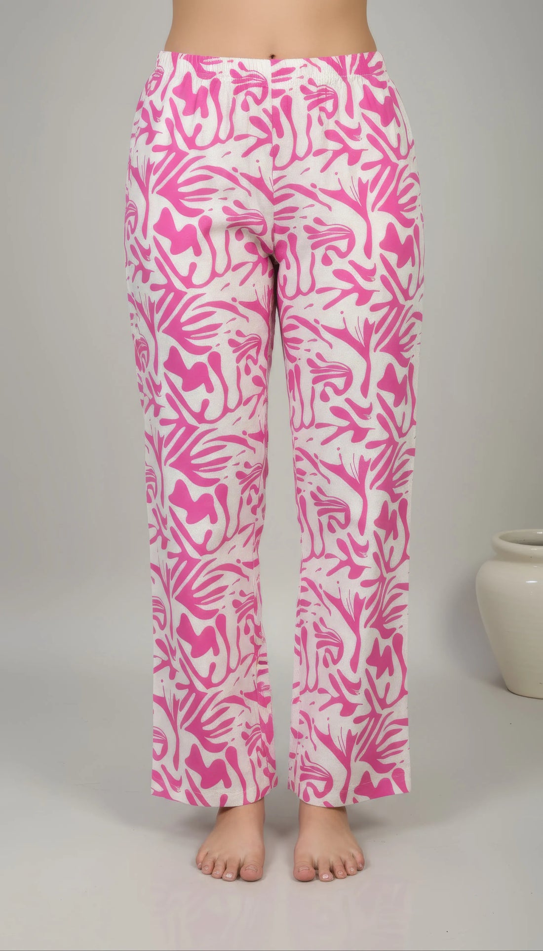 Light Pink Cotton Flex A-Line Co-Ord Set